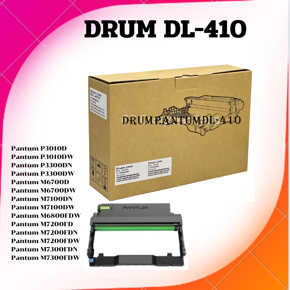 ดรั้มหมึก Pantum DL-410 DRUM (เทียบเท่าราคาพิเศษ) FOR Pantum P3010D/P3300DN/M6700D/M7100DN/M6800FDW/