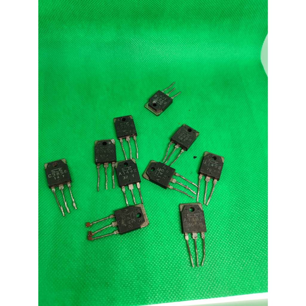 2SA1492 2SC3856 A1492 C3856 พร้อมส่งที่ไทย ราคาต่อตัว 🇹🇭 มือสอง รับรอง ใช้ได้