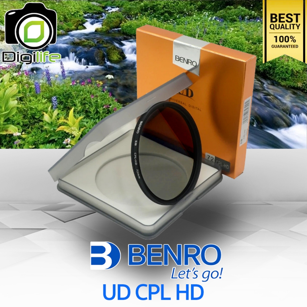 ลดล้างสต๊อก - Benro Filter UD CPL HD ขนาด 58, 67, 72, 77 mm.