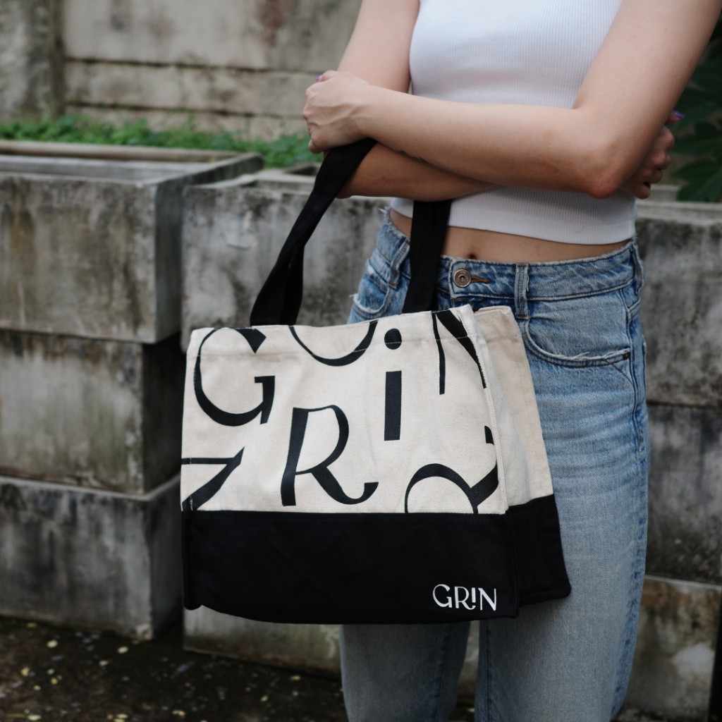 กระเป๋าผ้า Tote Bag, TWO TONE Collection / TT-01