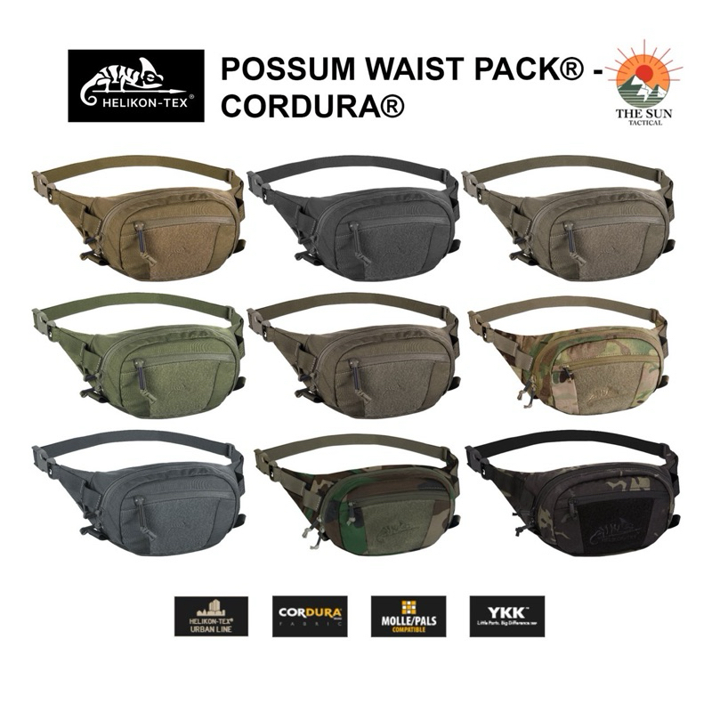 กระเป๋าคาดเอว Helikon-Tex รุ่น POSSUM WAIST PACK - CORDURA