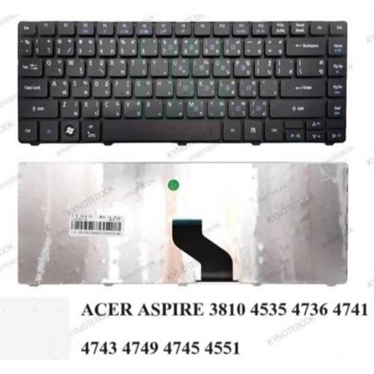 KEYBOARD NOTEBOOK คีย์บอร์ด ACER Aspire 5940 4738 3810 4535 4743 4741 4535 4736 4745 4750 4752 4750G