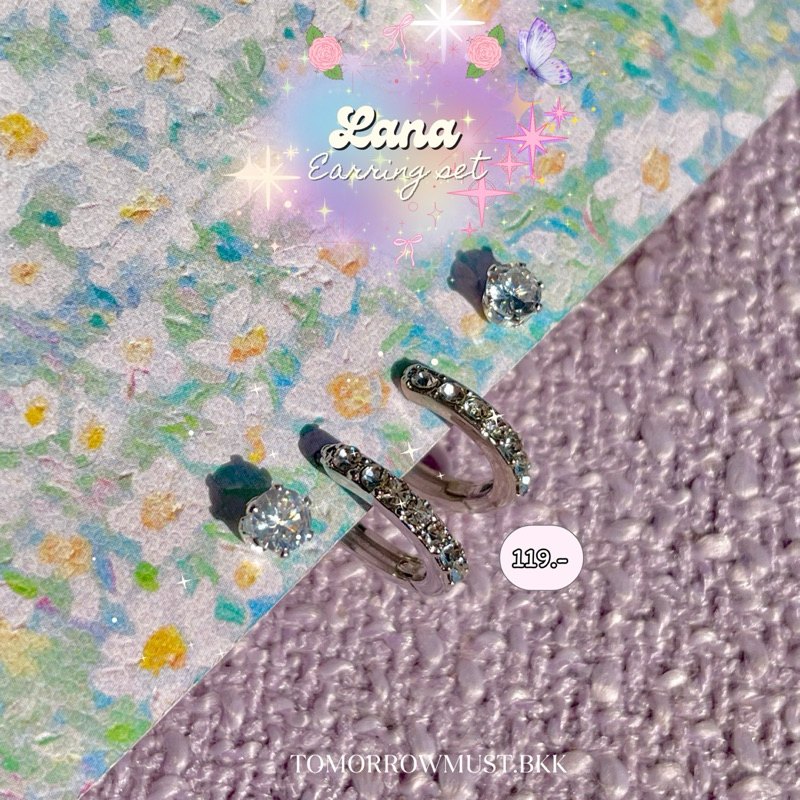 Lana hoop earring set E014-S