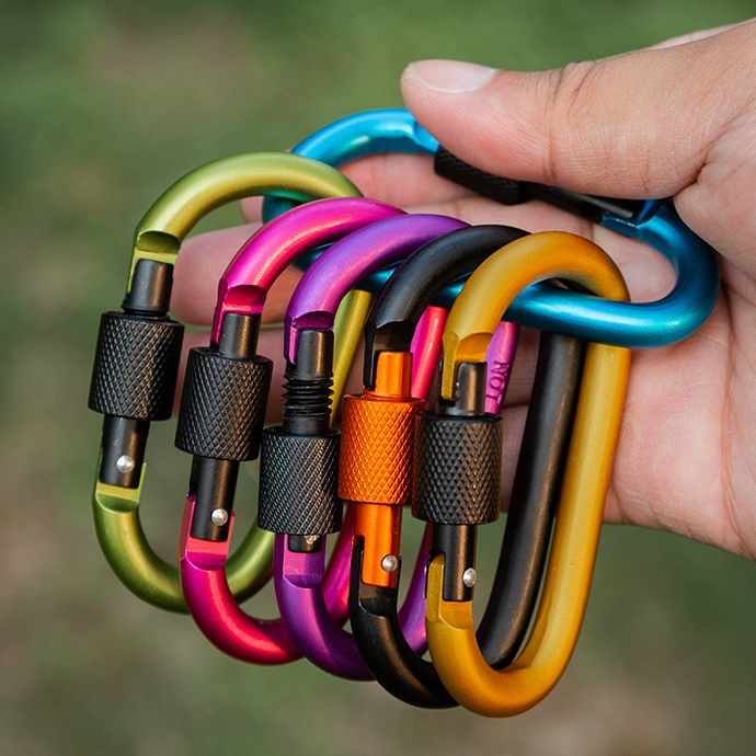 คาราบิเนอร์อะลูมิเนียม  รูปทรงตัว D