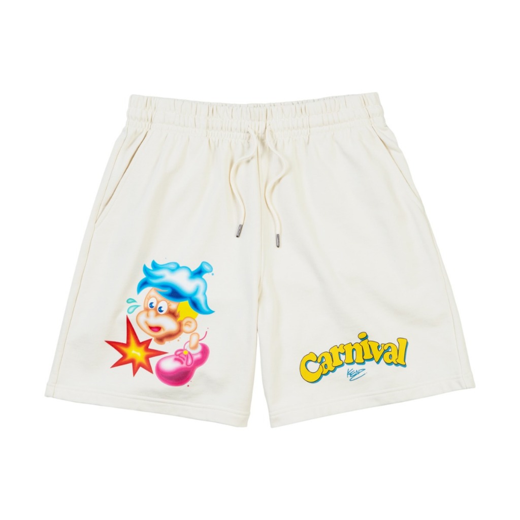 CARNIVAL CNVXKENZP001CR KENZ AWBOMB SHORTS CREAM