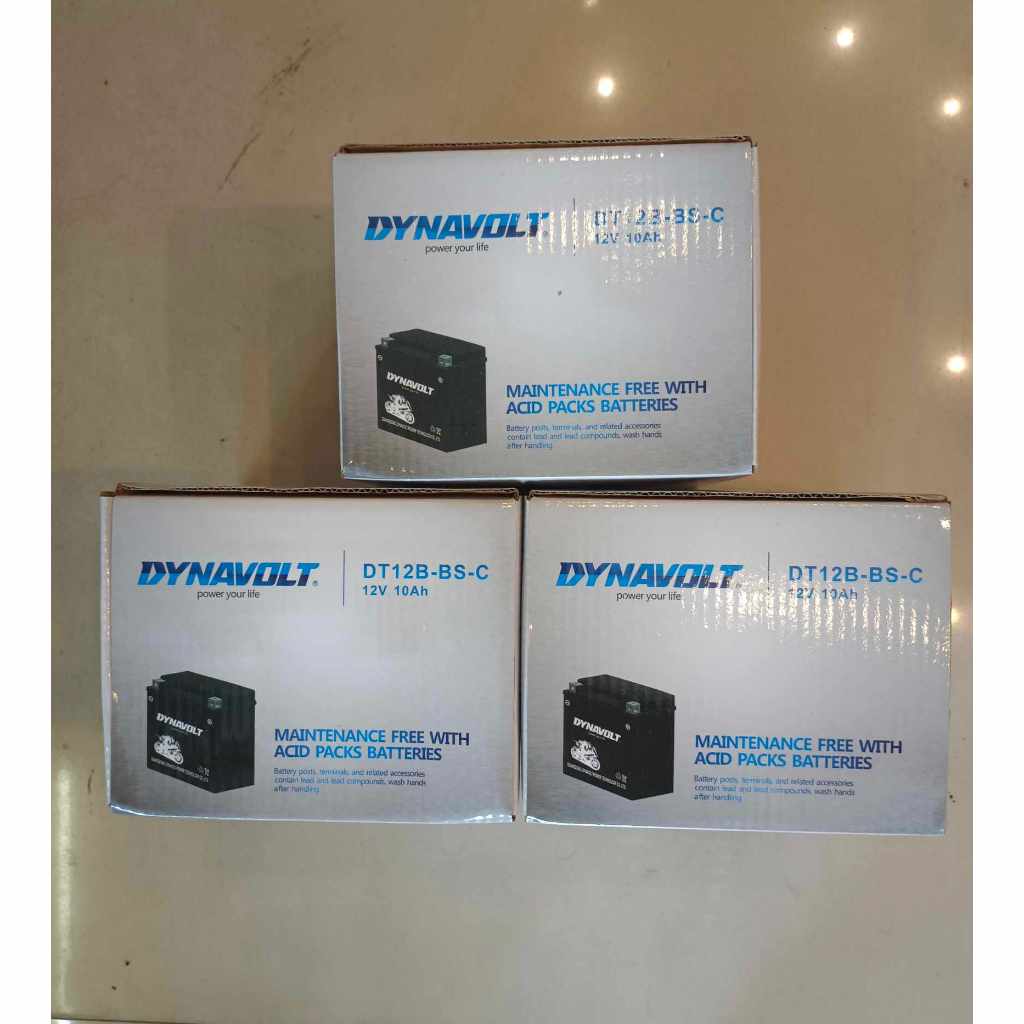 แบตเตอร์รี่ DYNAVOLT เบอร์ 12 B-BS