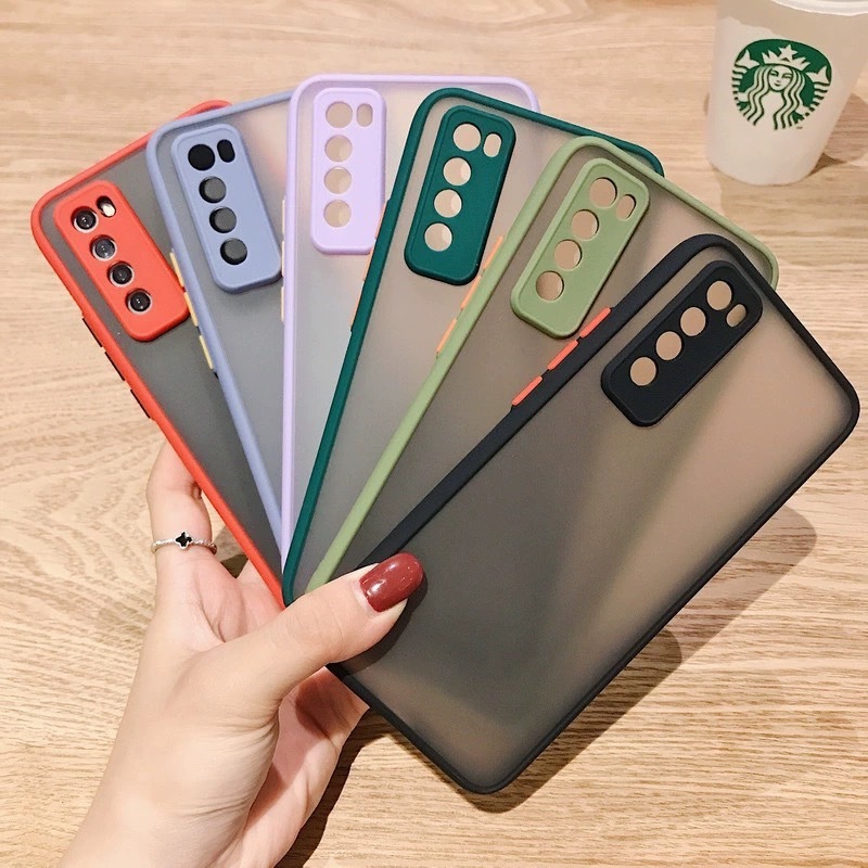 เคสขอบสี กันรอยกล้อง หลังขุ่น เคสรุ่น Redmi 7A,Redmi 8,Redmi 8A,Redmi 9,Redmi 9A,Redmi 9C,Redmi Note9,Redmi Note9S