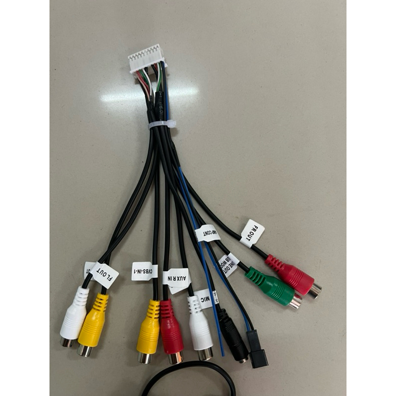 149บาท ชุดสาย RCA สำหรับจอแอนดอย ติดรถยนต์ 7“-9”-10“ ในรถยนต์