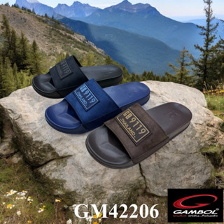 Gambol GM 42206 รองเท้าแตะสวม แกมโบล size36-44 สีดำ/กรม ยสห/…