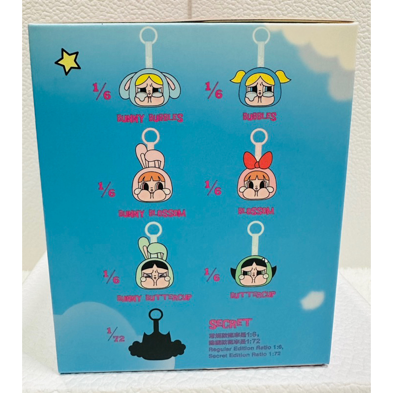 [📣ส่วนลด25%🔥พร้อมส่ง] พวงกุญแจกระเป๋า PPG CRYBABY × Powerpuff Girls พวงPPG POP MART