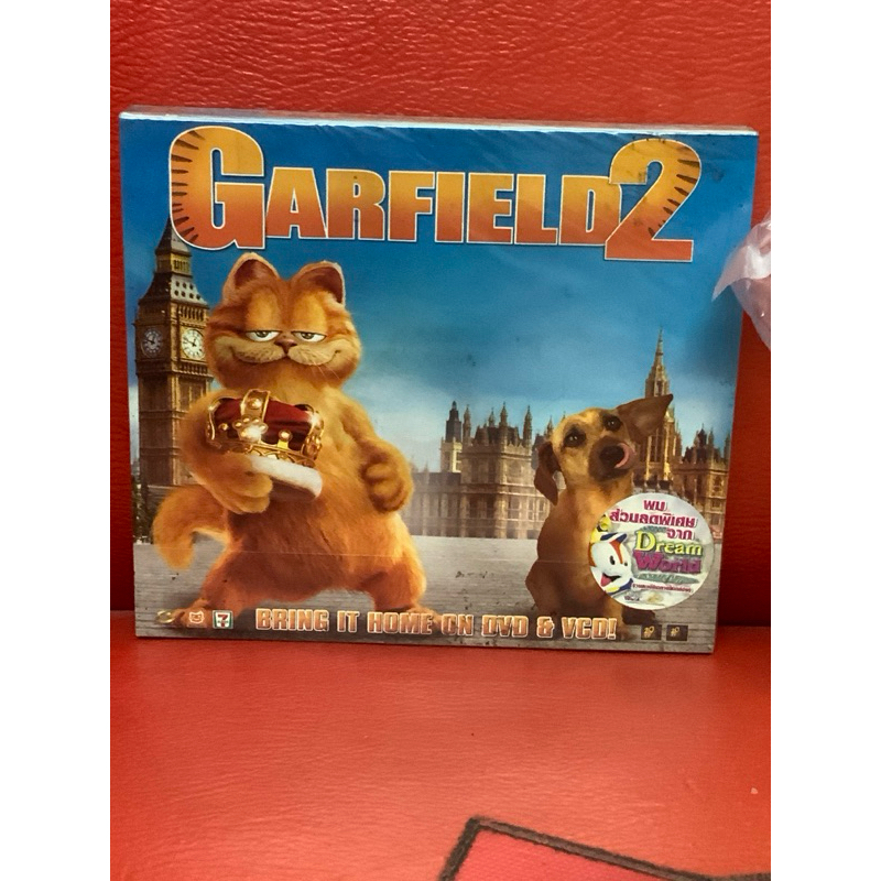 VCD,วีซีดีการ์ตูน GARFIELD  2 แผ่นแท้ มาสเตอร์ มือ 1