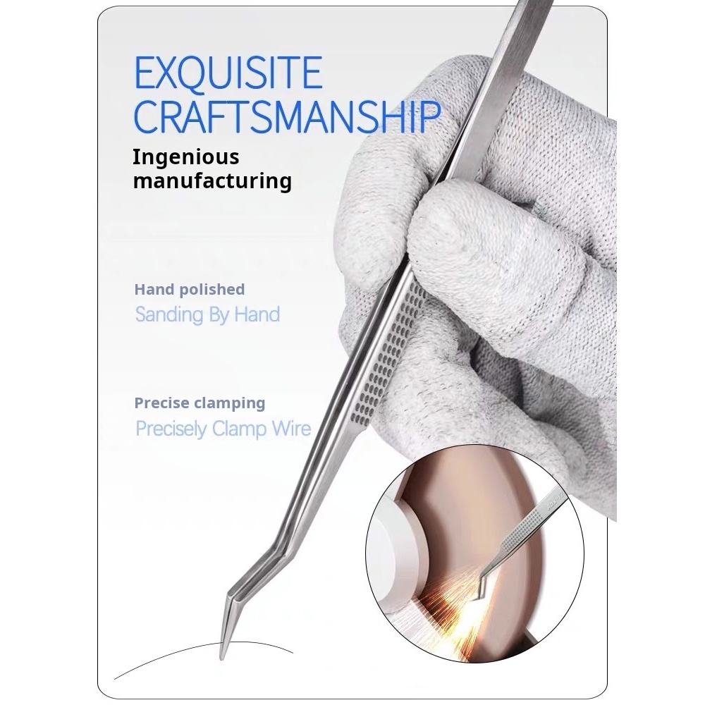 Mechanic Aax-17 แหนบสเตนเลส ทนความร้อน สําหรับซ่อมแซมอิเล็กทรอนิกส์