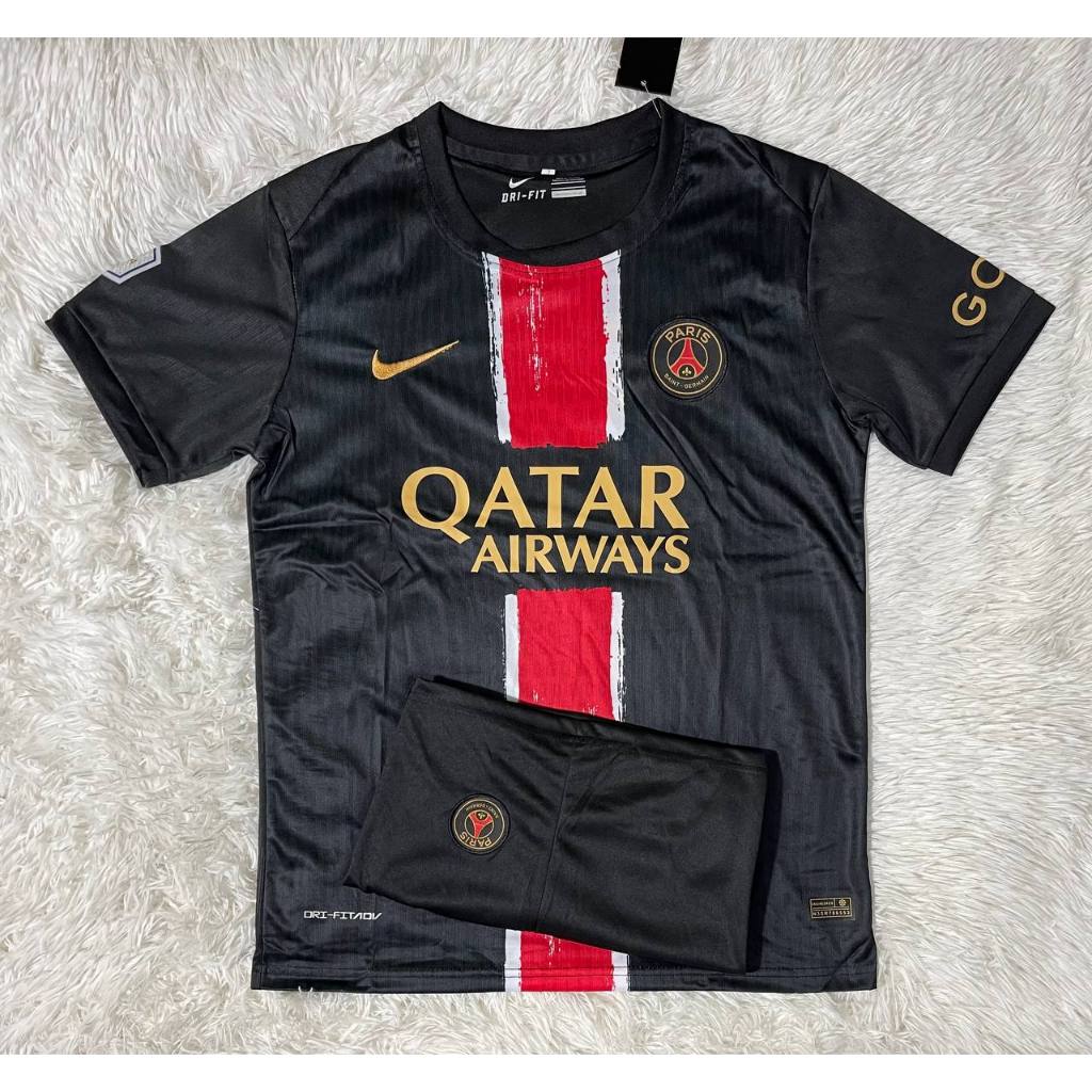 เสื้อฟุตบอล ทีมปารี เสื้อพร้อมกางเกงชุดกีฬา 2024/2025 เนื้อผ้าดีใส่สบาย