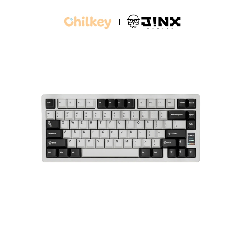 Chilkey ND75 Pure White Color คีย์บอร์ดไร้สาย(ภาษาอังกฤษ) - ประกันศูนย์ 1 ปี