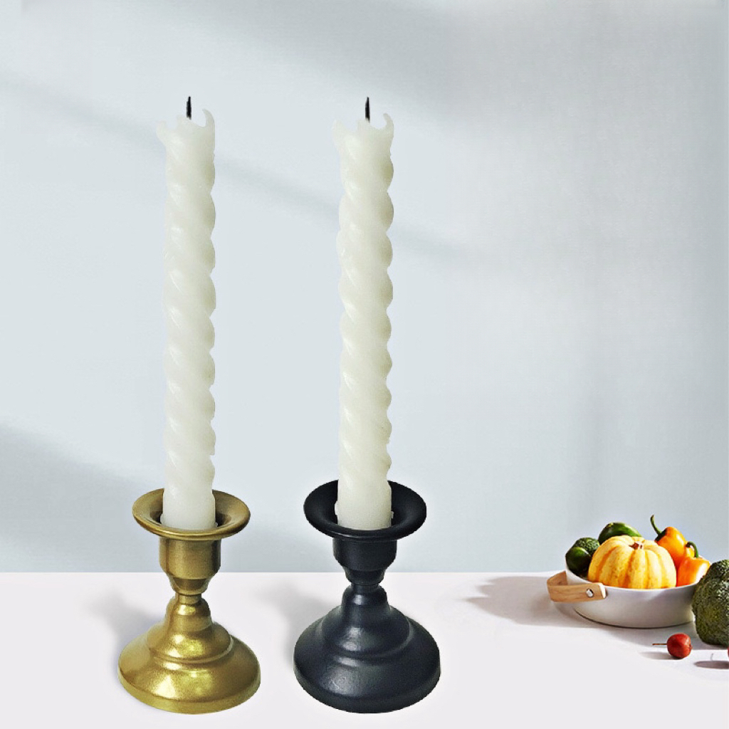 O•urHome [พร้อมส่ง] เชิงเทียนเหล็กอเนกประสงค์ Dual-purpose iron candlestick holder พร็อพถ่ายรูป ของตกแต่งบ้าน ตกแต่งร้าน