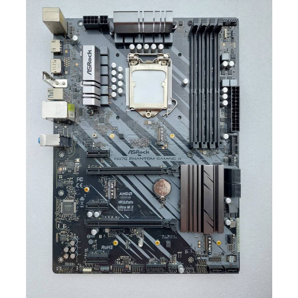 MAINBOARD (เมนบอร์ด) 1200 ASROCK H470 PHANTOM GAMING 4 มือสอง