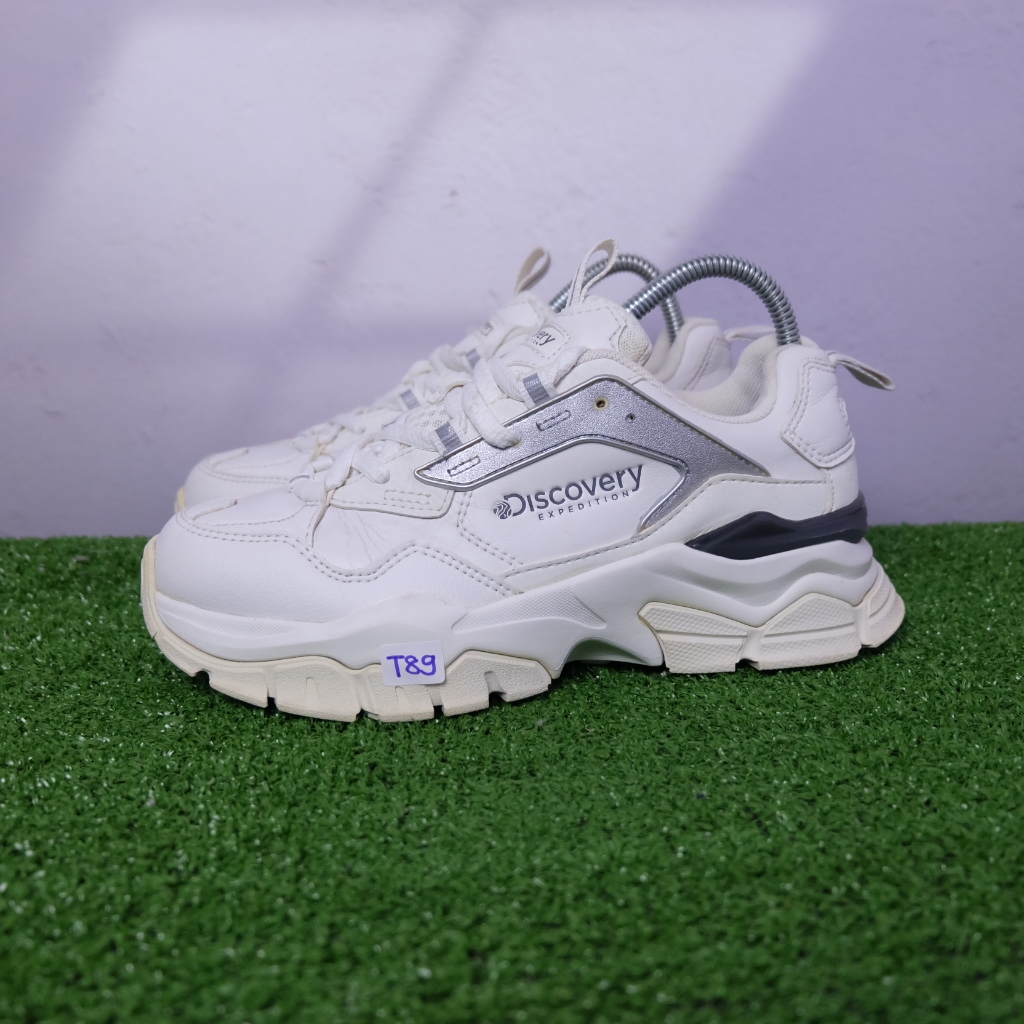 (38.5/24.5 cm) Discovery Expedition ดิสคัฟเวอร์รี่มือ2ของแท้💯 รองเท้าผ้าใบเกาหลีผู้หญิง