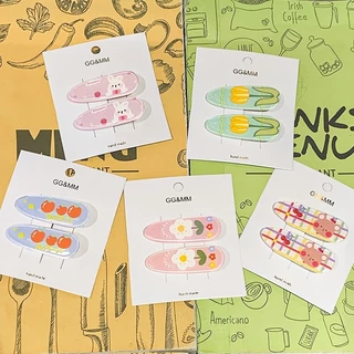 ในไทย-พร้อมส่ง✨กิ๊บหนีบผม ลายการ์ตูนBBหน้าม้าคลิปด้านข้าง น่ารักหวาน สไตล์เกาหลี นักเรียนสำหรับผู้หญิง-Move