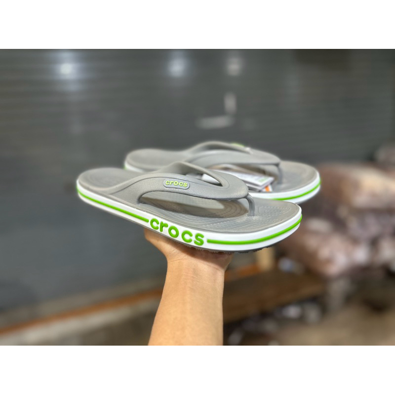 รองเท้าแตะ crocs RL แบบหุ่นมี ผลิตจากยางแท้ #รองเท้าแตะเพื่อ สุขภาพ #รองเท้าแตะผู้ชาย Size 38 ถึง 44