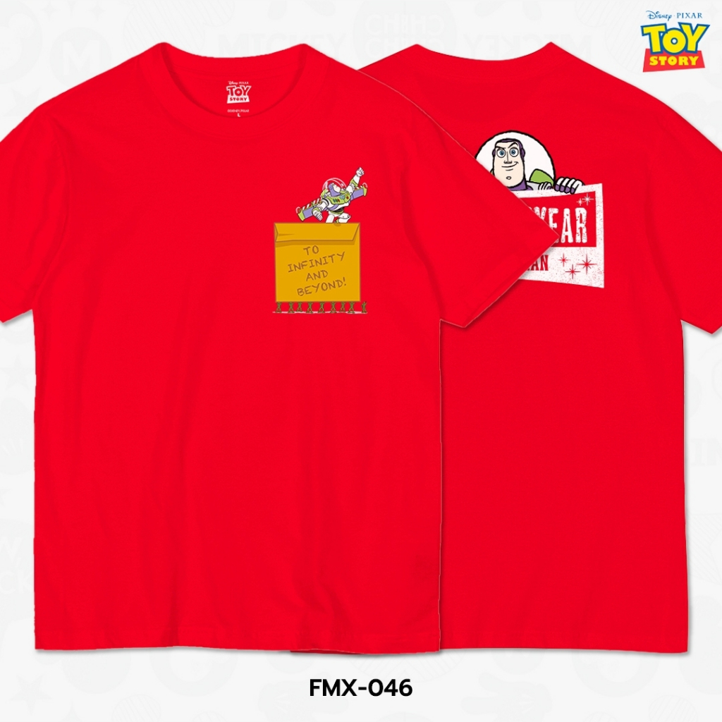 Power 7 Shop เสื้อยืดลาย "บัซไลท์เยียร์ (TOY STORY)" ลิขสิทธิ์แท้ดิสนีย์ (FMX-046)