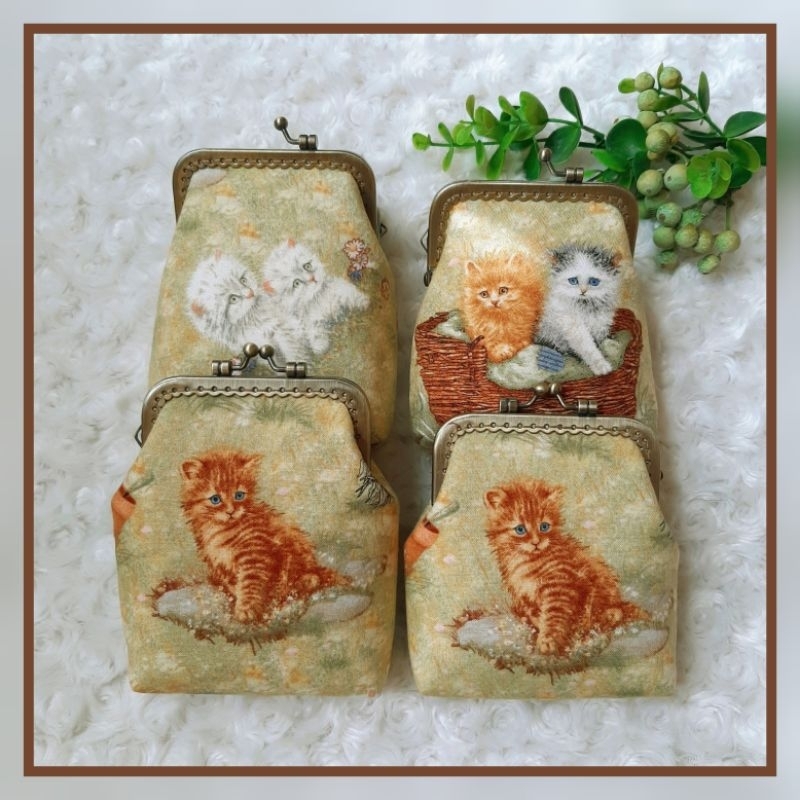 กระเป๋าใส่เหรียญ ใส่เงิน ใส่บัตร pikpak 8.5 cm.