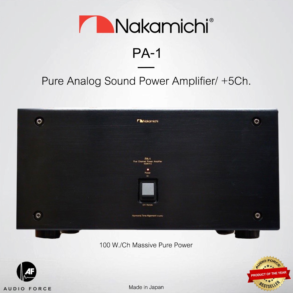 Nakamichi PA1 : Pure Analog Sound Power Amplifier / +5Ch.