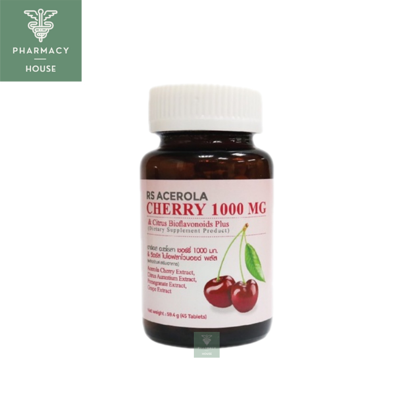 NEOCA RS Acerola Cherry 1000mg &amp; Citrus Bioflavonoids Plus 45 เม็ด
