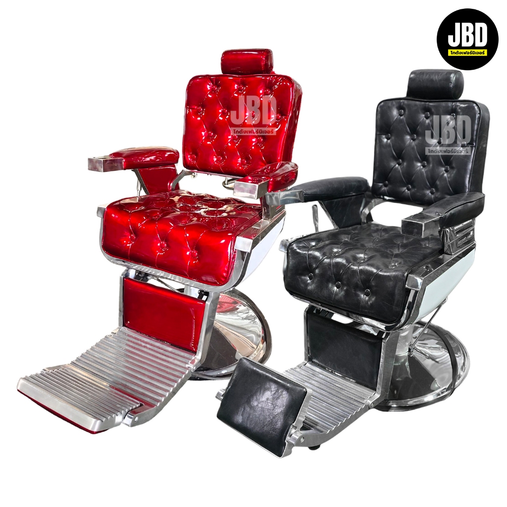 JBD storehouse เก้าอี้ตัดผม เก้าอี้บาร์เบอร์ ไฮโดรลิคปรับสูง-ต่ำได้ ปรับเอนนอนได้  รหัสรุ่น:JBD2604 (พร้อมส่งในไทย)