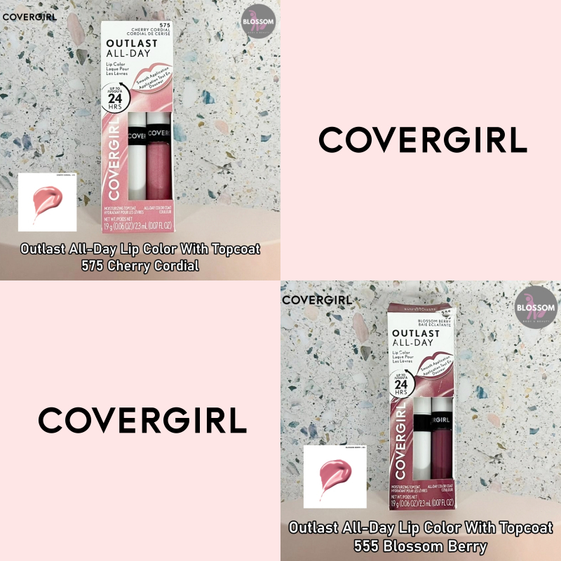 COVERGIRL - Outlast All-Day Lip Color With Topcoat 2.3 ml คัฟเวอร์เกิร์ล ลิปกลอส