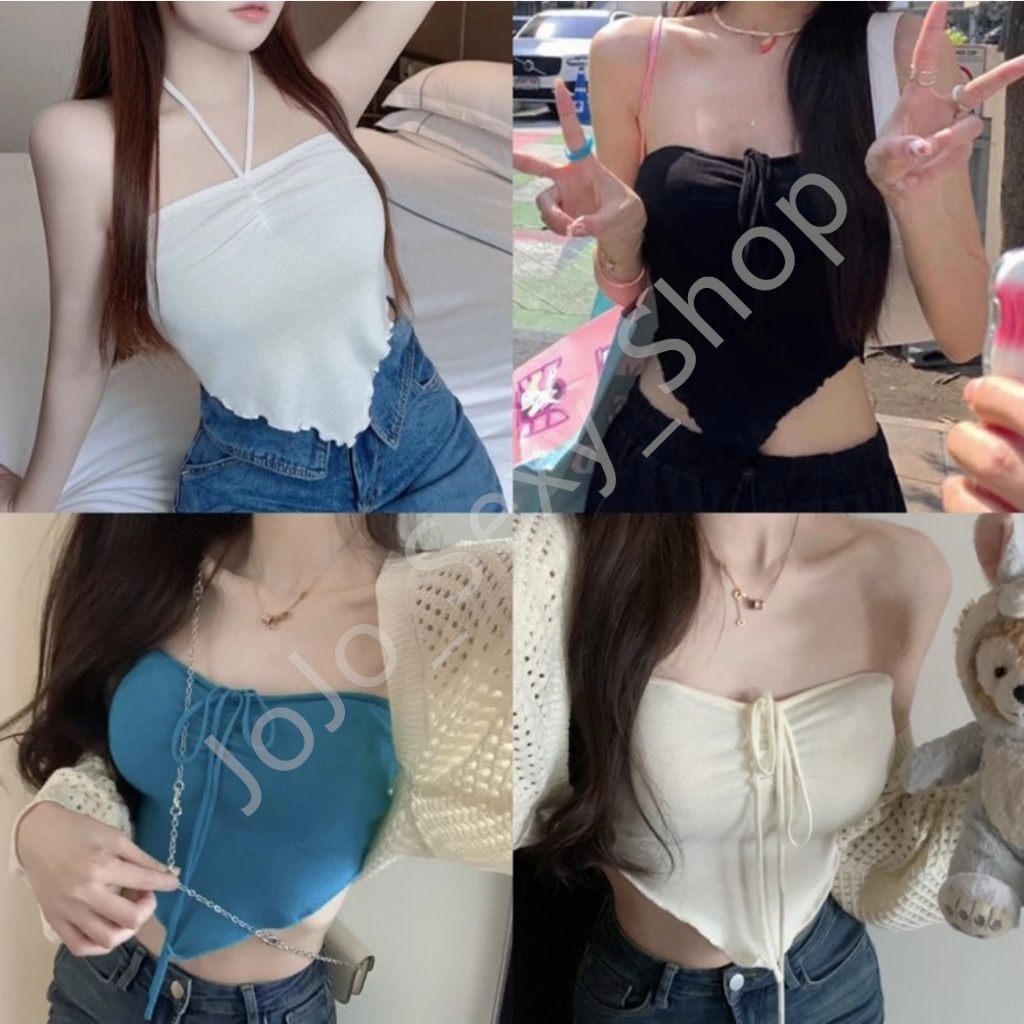 เสื้อผ้าแฟชั่นผู้หญิง ผูกคอ โชว์ไหล่ โชว์หลัง เทรนใหม่ ใส่สบาย แซบๆ ZZBGZBX