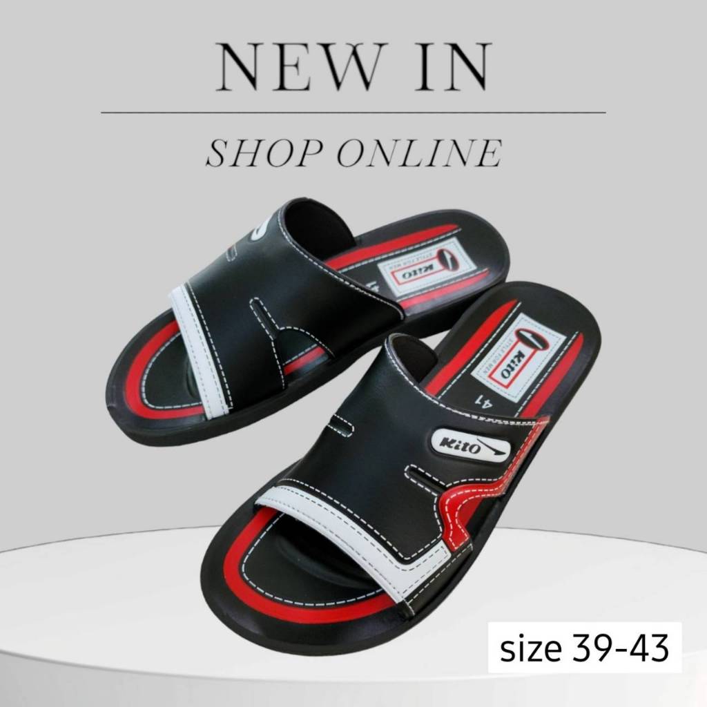 กีโต้ KITO รองเท้าแตะ รองเท้าผู้ชาย รองเท้าแตะแบบสวม Shoes 9008