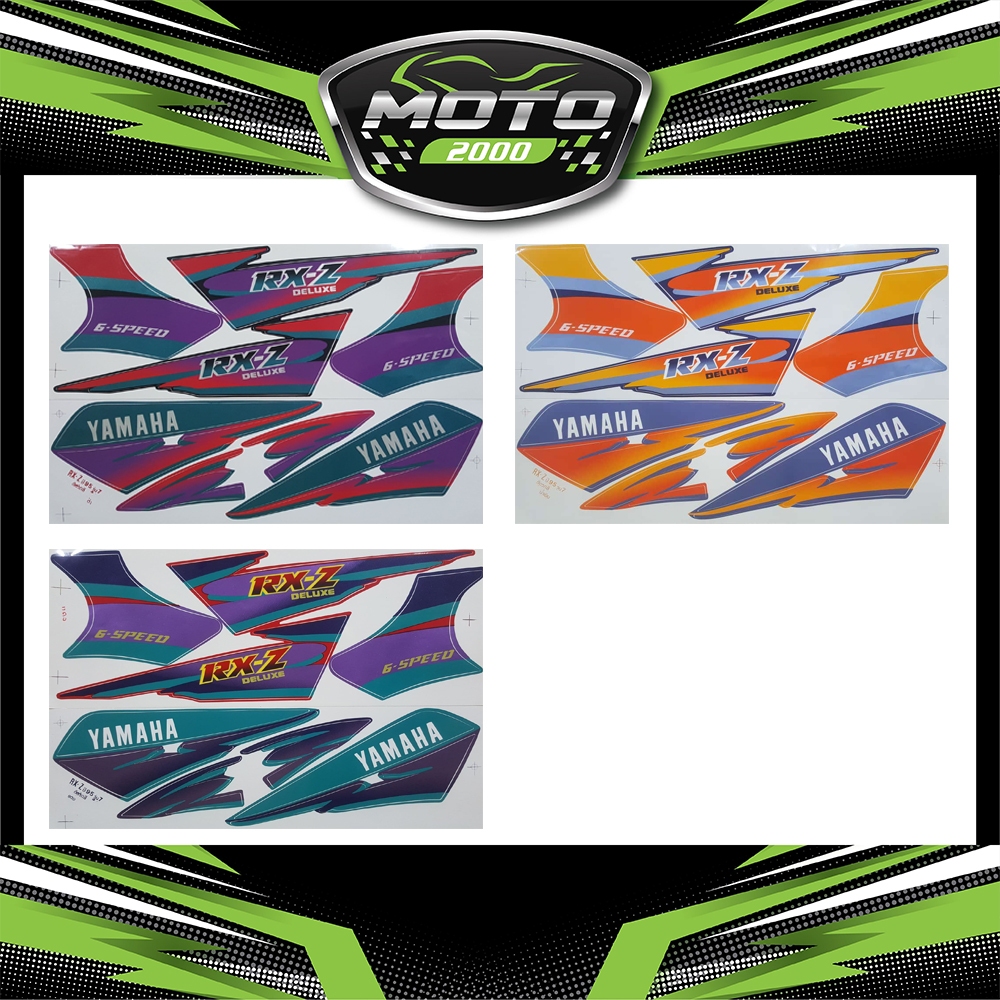 สติ๊กเกอร์ RXZ 135 รุ่น7 ปี1995 Yamaha RXZ 135