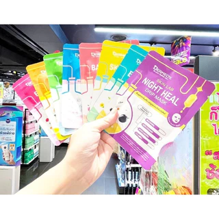 แผ่นมาร์คหน้า 10 แผ่านคละแบบ Mask บำรุงผิวหน้า ฟื้นฟูผิว หน้าขาวกระจ่างใส ลดสิว ผิวมัน หมองคล้ำ