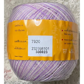 ด้ายซัมเมอร์#16 สีเหลือบ น้ำหนัก 100 กรัม Venus summer