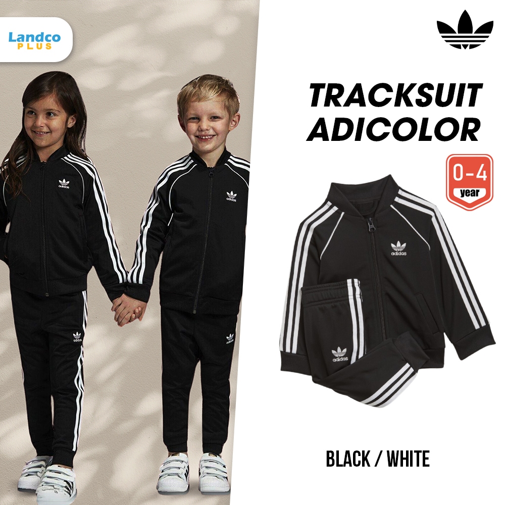 Adidas อาดิดาส ชุดแทรค สำหรับเด็ก OG KD TrackSuit Adicolor SST GN8441 (1700)