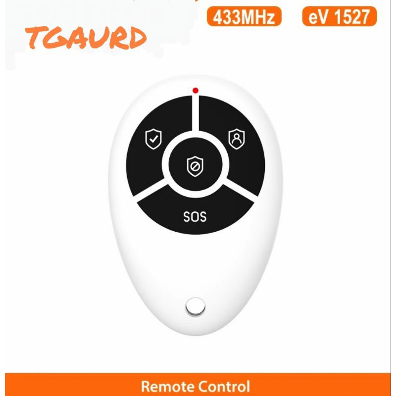 รีโมทคอนโทรล RF433 สำหรับเครื่องกันขโมย