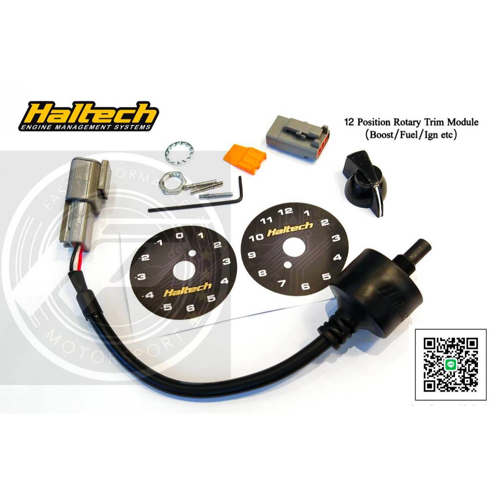 สวิทช์แบบหมุน Haltech 12 Position Switch Rotary Trim Module (Boost/Fuel/Ign etc) HT-010504