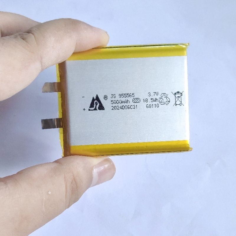 3.7v 5000mah  955565 Li-Po li ionแบตเตอรี่ สำหรับMp3 MP4  กล้องติดรถยนต์ แบตเตอรี่เพาเวอร์แบงค์