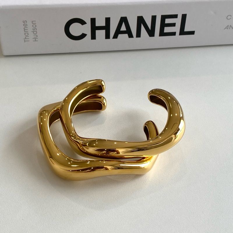 Eclat - Karina Bracelet กำไลข้อมือ กำไลทองหนาสายฝอ ตัวแม่