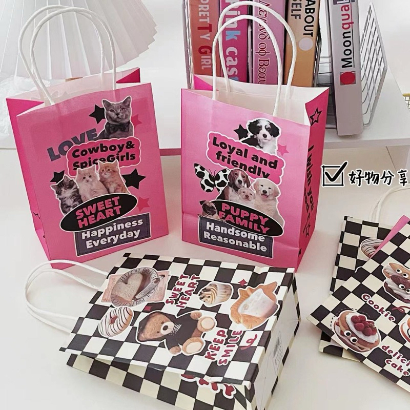 จัดส่งไว (PB-18)ถุงกระดาษขยายก้นใส่ขอบขวัญ