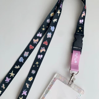 *เฉพาะสาย*amuse stuff-neck strap สายคล้องคอลายปริ้น