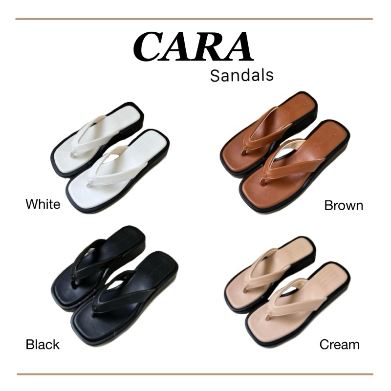 Celeb’s Shoes : CARA (ถามสี&ไซส์พร้อมส่งก่อนนะคะ) รองเท้าแตะ รองเท้าแตะมินิมอล ฟองน้ำนุ่ม ใส่สบาย