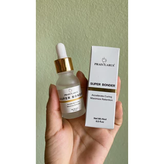 super Bonder praeclarus ขนาด15มล ทาหลังต่อขนตาเสร็จ