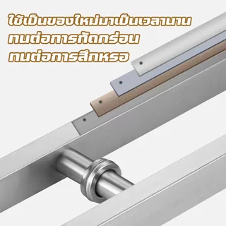 มือจับประตู มือจับประตูสแตนเลส ประตูไม้ ประตูอลูมิเนียม ความยาว 500ม มม สี สีเงิน สีดำ ทอง โรสโกล