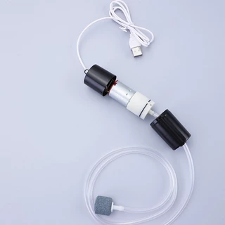 coralcoveshop ปั๊มลม ปั๊มอากาศ Mini Air Pump 280 370 ปั๊มออกซิเจนขนาดเล็กสำหรับตู้ปลา เพิ่มออกซิเจน