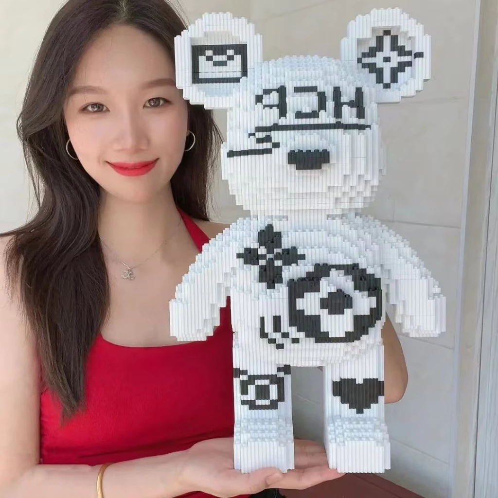 บล็อกตัวต่อหมีรุนแรง โมเดลบล็อกตัวต่อ 30CM thumbnail 4