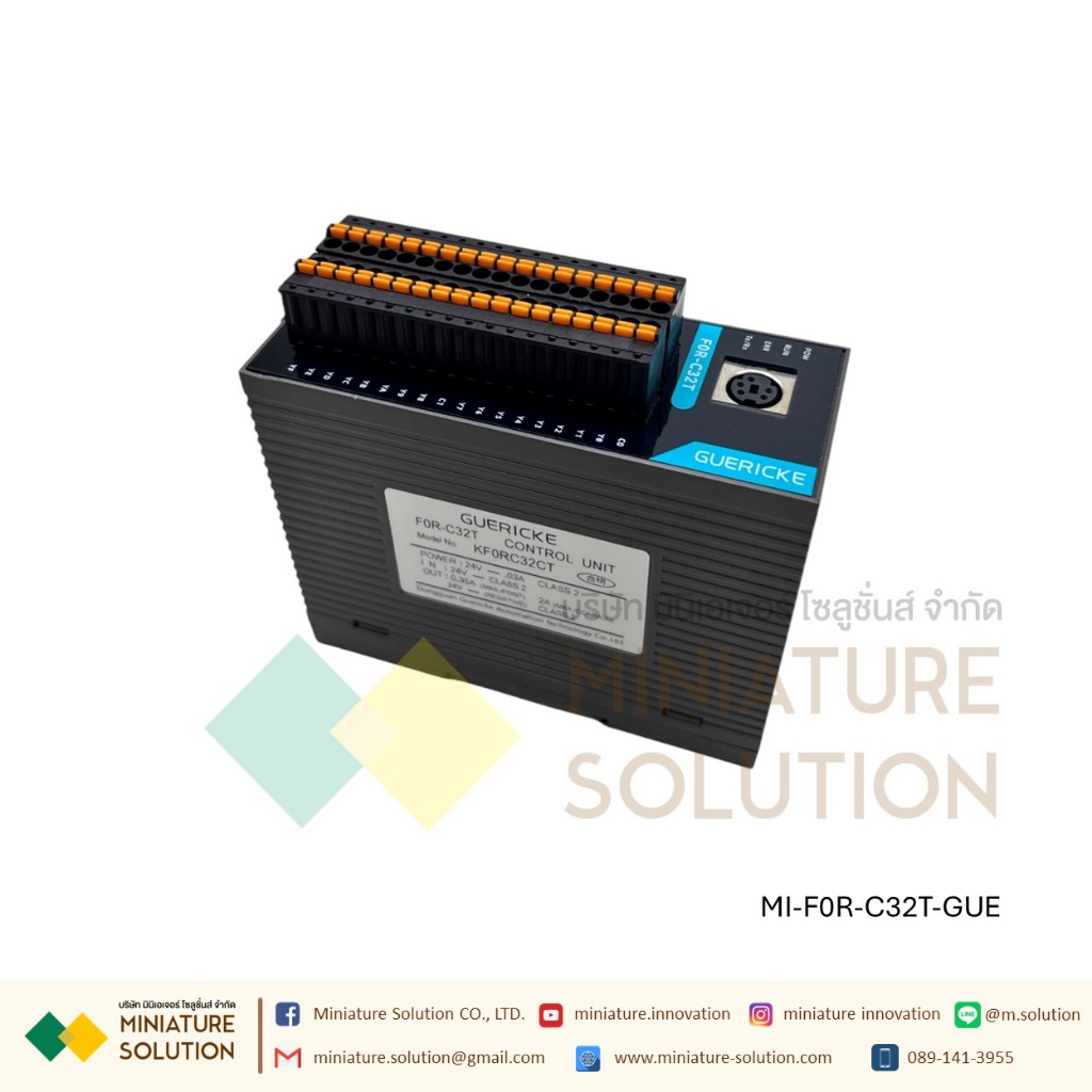 GUERICKE PLC F0R-C32T PLC INPUT16 OUTPUT16 โปรแกรมเมเบิ้ลคอนโทรลเลอร์ FP0R series