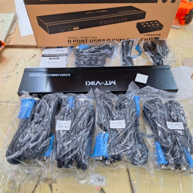 KVM Switch 8 Port USB2.0 รุ่น MT-801UK-L ส่งจากไทย ราคา ถูกที่สุด ดีลบีเคเค แกลเลอรีภาพที่ 2