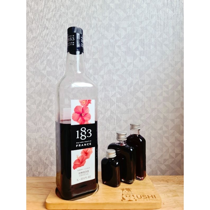 ไซรัปกลิ่นชบา Hibiscus [> แบ่งขาย <] แบรนด์ 1883 Syrups made in France 🇨🇵