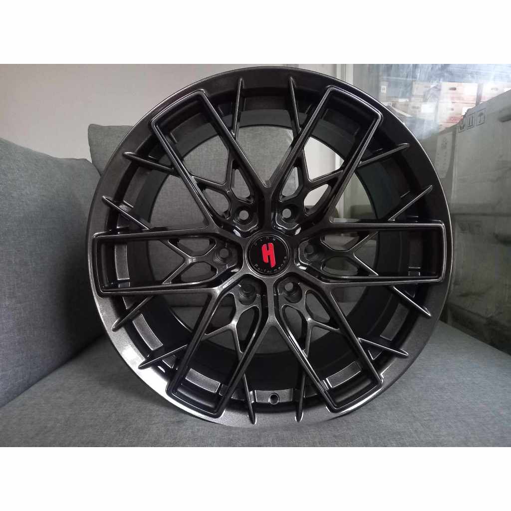 แม็กใหม่ขอบ 18 ใส่กระบะ suv ค่ายเลนโซ่ สีเทากัล